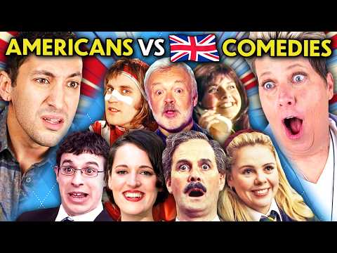 Americans Watch British Comedies For The First Time! | React
