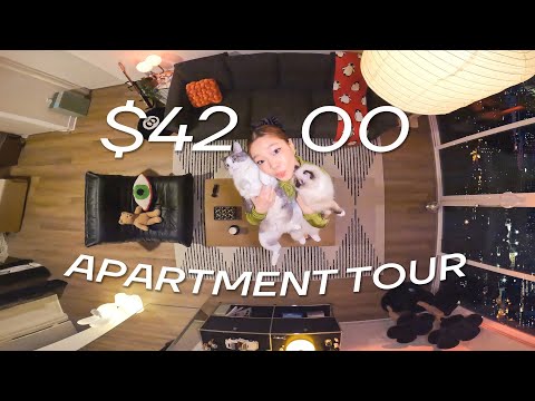 MY DREAM APARTMENT TOUR living with a boy. (fully furnished & pinterest inspired)
