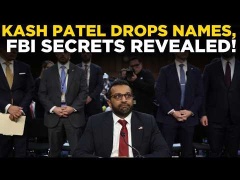 LIVE NEWS | FBI Chief Kash Patel Exposes Big Names: Shocking Revelations You Need to Hear!