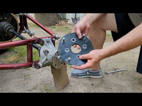 Budget Crosskart Rear Wheel Hubs for KJ Raycing VF1 Kart