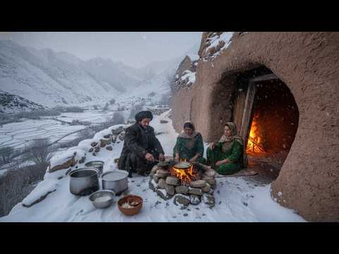 Surviving the harsh winter in Afghanistan’s coldest village —cooking food and daily struggles.