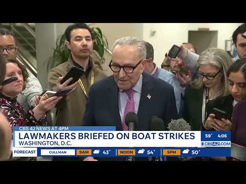 Lawmakers briefed on boat strikes