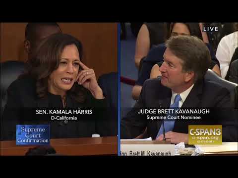 Kamala Harris Questions Brett Kavanaugh (Round 3)