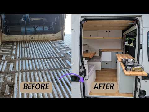 $3,000 Camper Van Conversion | Super Affordable & Beginner Friendly (Timelapse)
