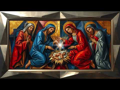 Cubist Nativity – Picasso Christmas Frame TV Art (4K AI Painting Loop)
