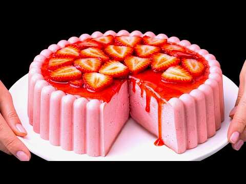 Just milk and strawberries! A real Italian dessert in 5 minutes! No baking required!