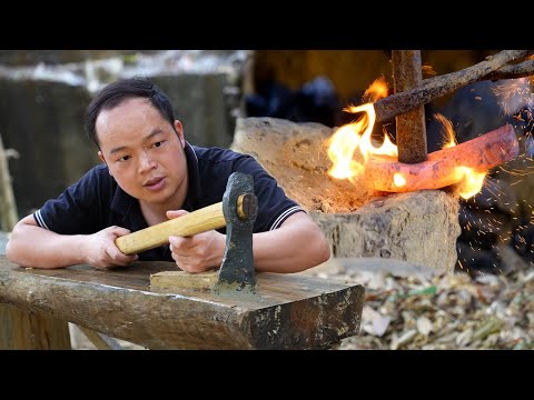 Forge a completely new axe - The net rotates horizontally in a unique and strange way