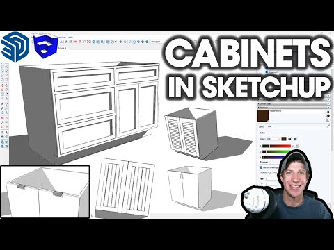 The ULTIMATE GUIDE To Modeling Cabinets in SketchUp!