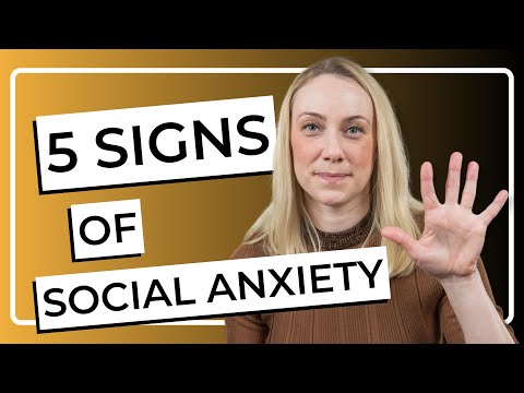 5 signs of social anxiety and what to do about it...