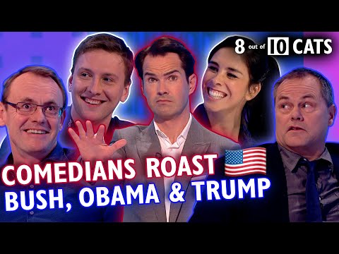 Comedians ROAST US politics for 41 minutes straight | 8 Out of 10 Cats