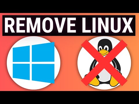 How to Remove Linux from Dual Boot in Windows 10 and Delete UEFI Boot Entry!