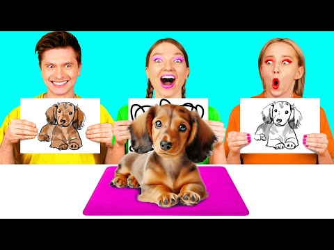 Who Draws it Better Take The Prize | Prank Wars by HAHANOM Challenge