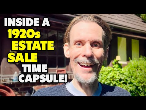 Exploring a 1920s Estate Sale Frozen in Time, Full of Antique & Vintage Finds!