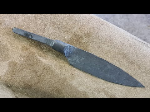 How to Forge an Integral Knife From Round Stock