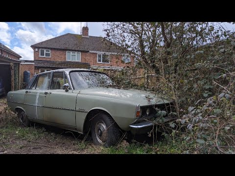 ABANDONED 1970 Rover P6 Will It Run & Drive Out Of This Hedge?