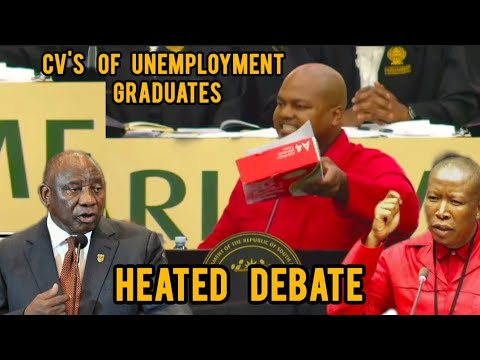 Watch Heated Debate Sihle Lonzi Grilling Ramaphosa Addresses on high youth unemployment