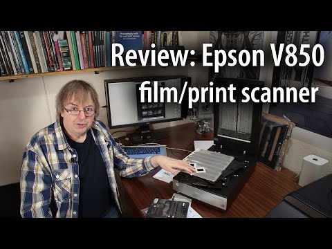 Review: Epson V850 film scanner. Flatbed scanner for prints, transparencies and negatives