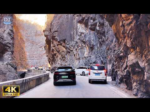 Driving in Heimaogou Grand Canyon 4K HDR - China's Most Famous Driving Route