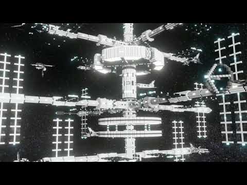 International Centrifugal Space Station with Blender | First Blender Animation