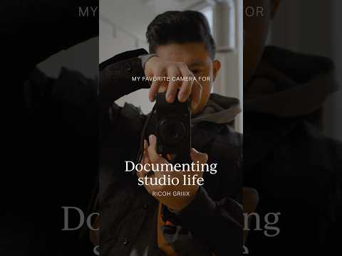 Favorite camera for documenting life in the studio. #ricohgriiix #ricoh #camera #griii