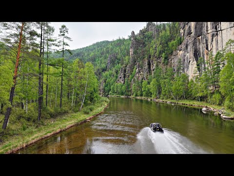 ЗАБРАЛИСЬ ПО СЛЕДАМ МЕДВЕДЯ В САМУЮ ГЛУБИНУ ТАЙГИ ЗА ПРИКЛЮЧЕНИЯМИ И РЫБАЛКОЙ! Рыбалка на аэролодке.