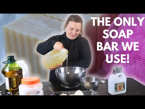 Easy Tallow Soap That Works for Everything || Step by Step Tutorial for Beginners