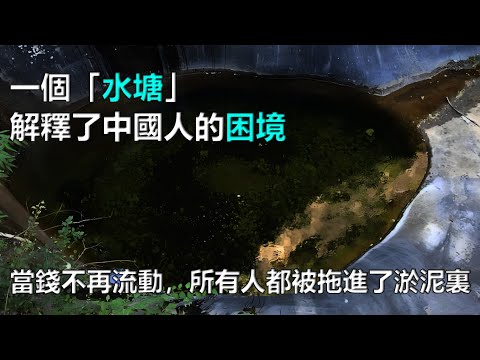一口「死水塘」正在解釋所有人的困境/當錢不再流動，所有人都被拖進了淤泥裏 | 「領悟思維」