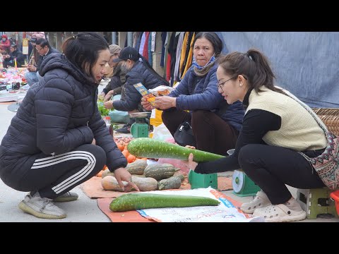 FULL : Go to the New Year market to sell sesame fried banana cakes and cook