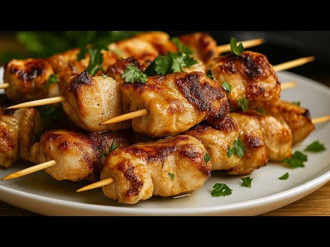 Try the fastest and easiest marinated chicken skewers👌🏻