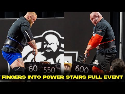2024 STRONGEST MAN ON EARTH FULL FINGAL FINGERS INTO POWER STAIRS EVENT