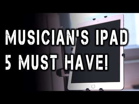 5 Best Accessories for Musician's on and with their iPad! Must have App and stuff!