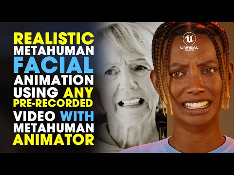 How to Create Realistic MetaHuman Animator Facial Animation using Pre-Recorded Video Without iPhone