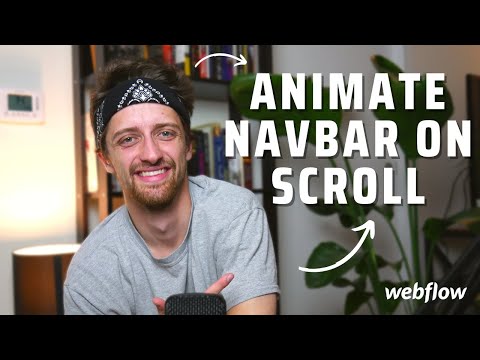 The BEST Navbar Animation In Webflow (Show & Hide On Scroll)