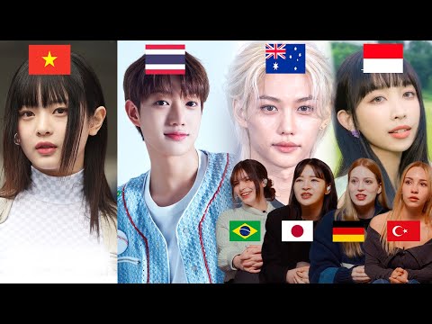 People Around The World Reacts To Foreign K-pop Idols l Brazil, Japan, Germany, Türkiye