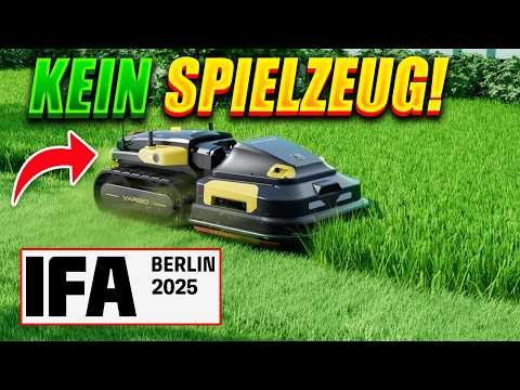 IFA 2025 Yarbo Robot: Snow? Grass? Leaves? It doesn't matter! It clears everything away.