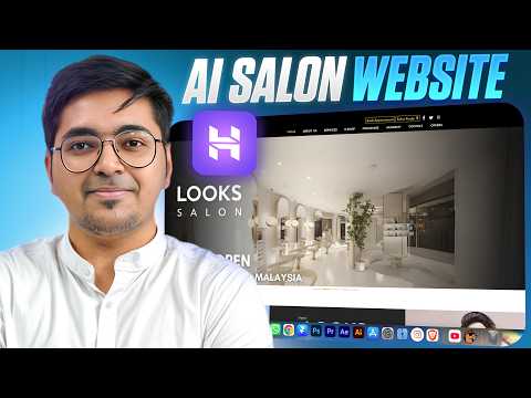 Build AI Website For Salon Business In 15 Minutes - Hostinger AI Website Builder Tutorial In Hindi