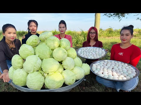 How to cook cabbage with fresh egg recipe in my countryside