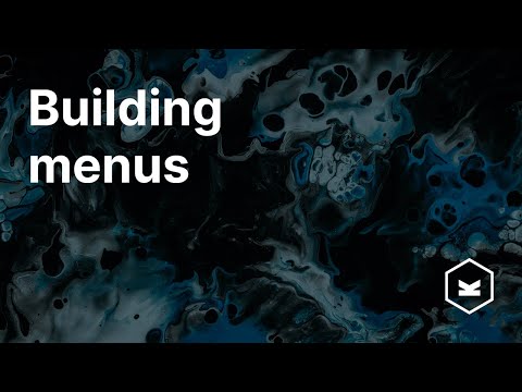 Building menus