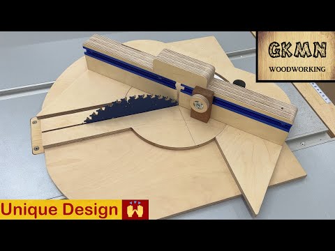 Unique Design Cross Cut Sled // You Have Never Seen This Design Before.!