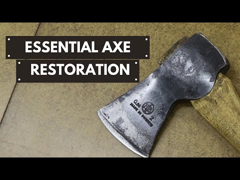 Axe restoration! Hults Bruk axe How to fix up an old axe