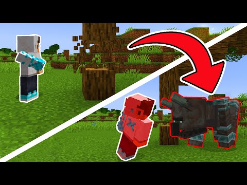 Every time you break a block, a RANDOM mob spawns...