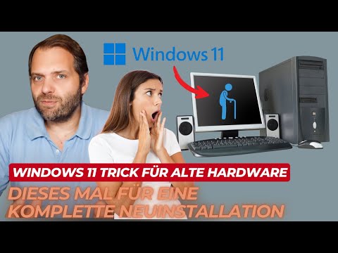 Windows 11 trick: Reinstalling on old hardware? Without TPM and other security features! How? I'l...