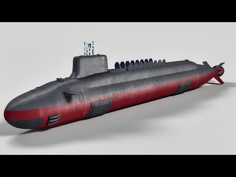 Pressure hull of the Chinese newest 096 ballistic missile nuclear submarine
