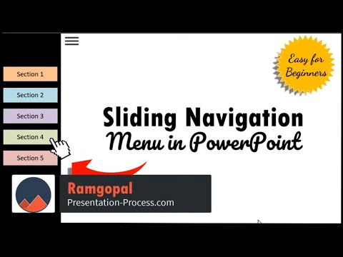 Sliding Navigation Menu in PowerPoint