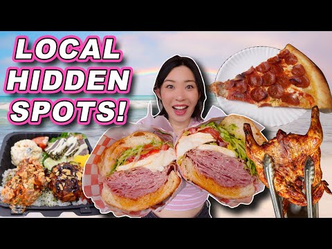 Secret Food Spots Only Locals Know! [Oahu, Hawaii] || Hidden Gems Food Tour