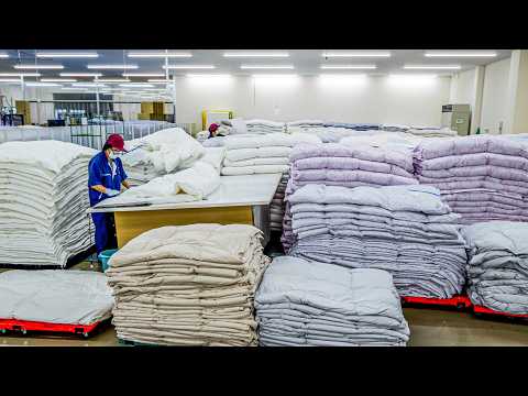 羽毛ふとんを作る。４５９年の歴史を持つ老舗工場の軽くて暖かい羽毛ふとん製造現場に潜入。
