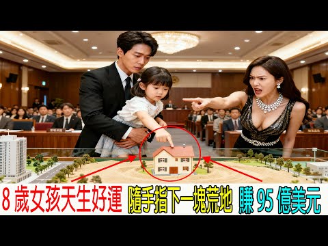 8歲女孩天生好運，隨手指下一塊荒地，賺95億美元！土豪很妒忌，眼睛都紅了