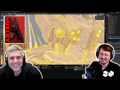 Opening The Original HUXLEY Blender 3D Files