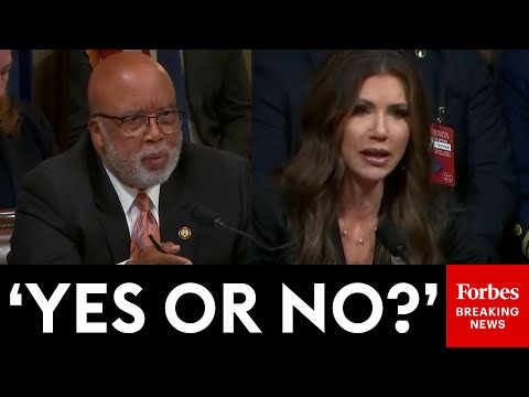 Bennie Thompson Does Not Let Up On Kristi Noem In Grilling About Due Process