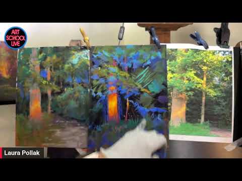 Two Ways to Paint a Landscape with Laura E Pollak
